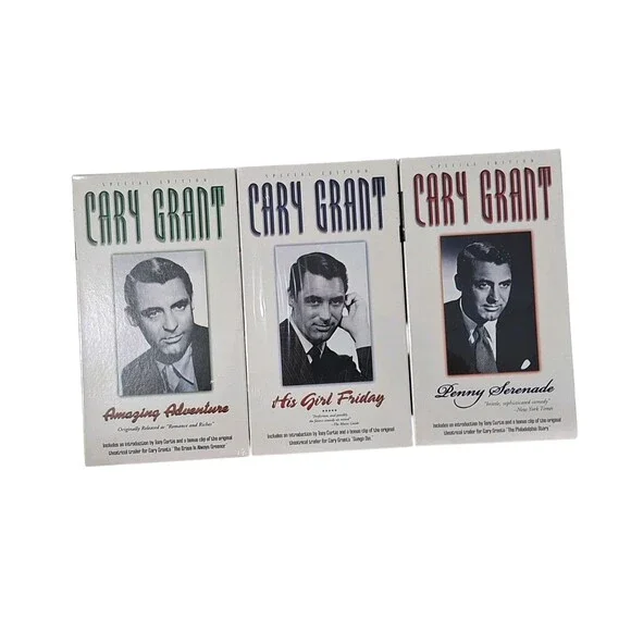 Cary Grant Collection (VHS, 1998, 3-Tape Set) - Picture 4 of 4